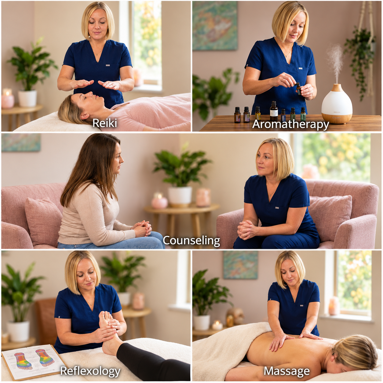 Preparing essential oils in a diffuser
