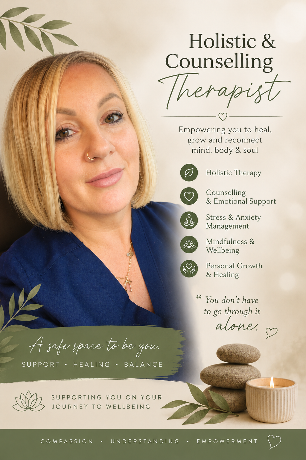 Sage Therapies Lancashire, holistic and counselling therapist